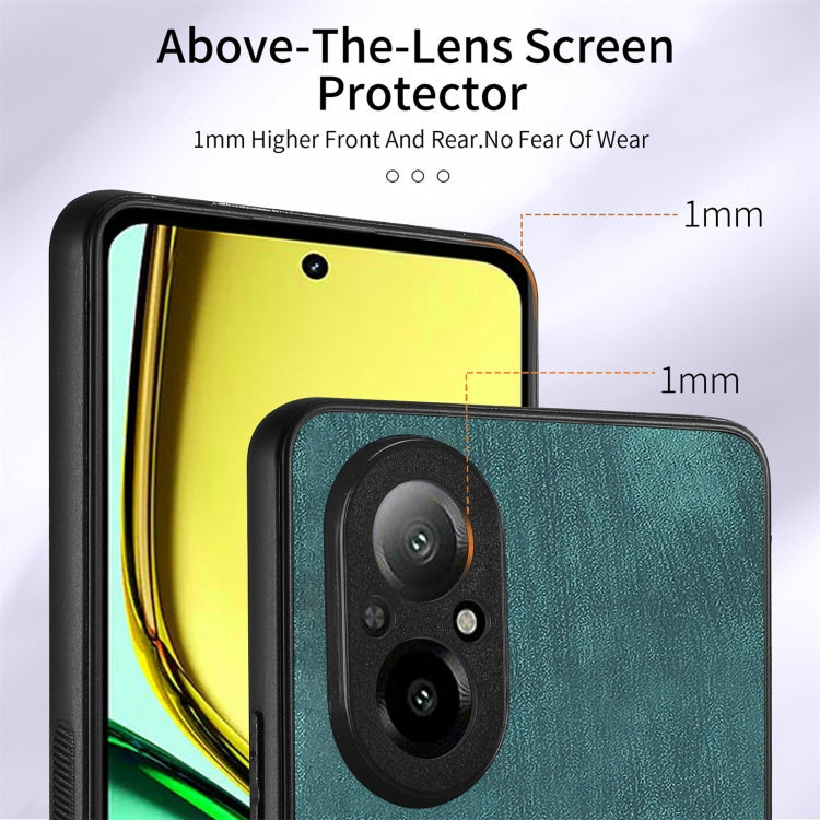 For Realme C67 4G Retro Skin-feel Ring Card Wallet Phone Case