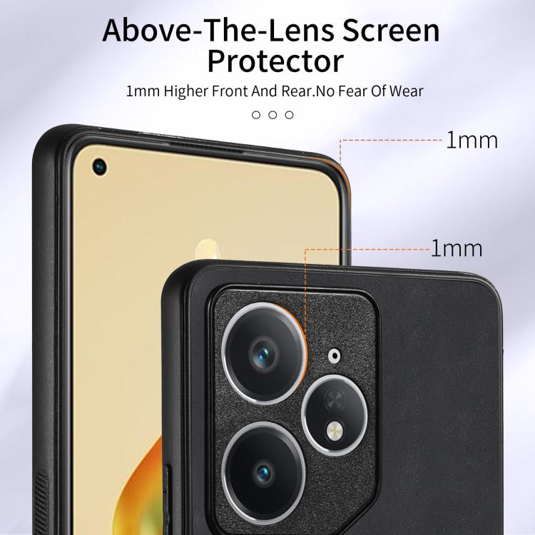 For Realme Neo7 Retro Skin-feel Ring Card Wallet Phone Case