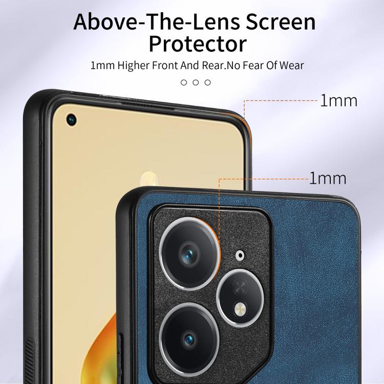 For Realme Neo7 Retro Skin-feel Ring Card Wallet Phone Case