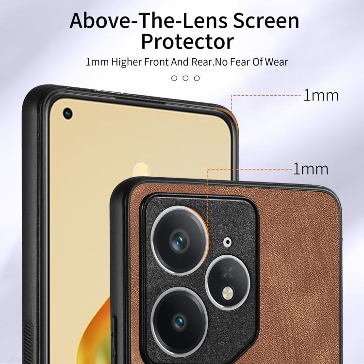 For Realme Neo7 Retro Skin-feel Ring Card Wallet Phone Case