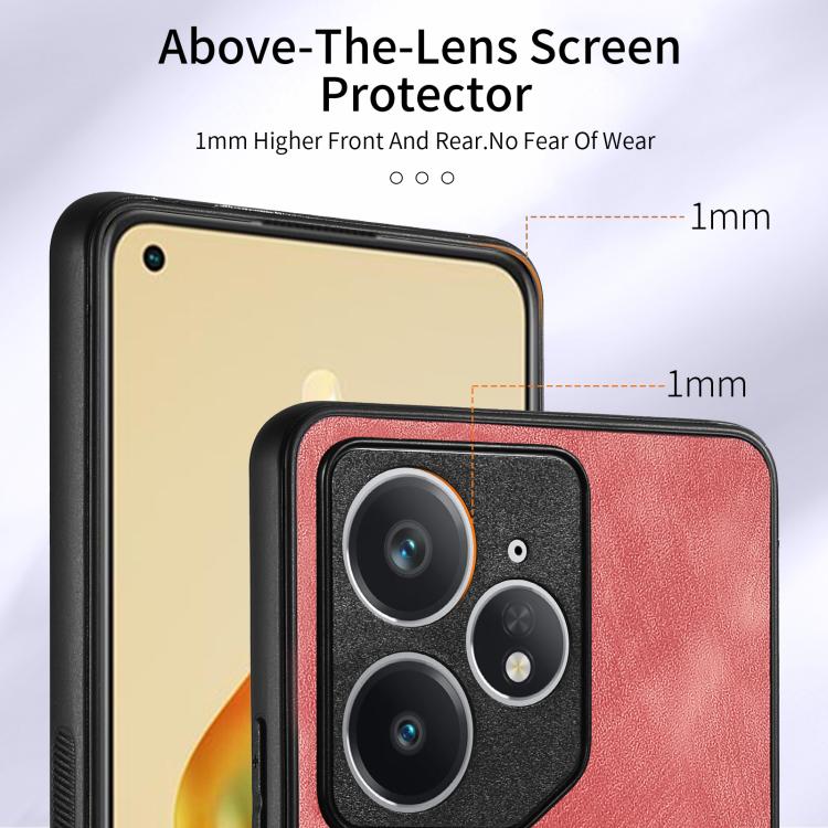 For Realme Neo7 Retro Skin-feel Ring Card Wallet Phone Case
