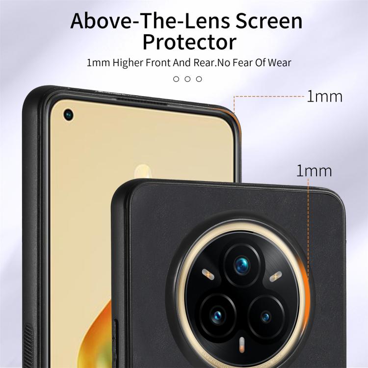 For Realme 14 Pro+ Retro Skin-feel Ring Card Wallet Phone Case
