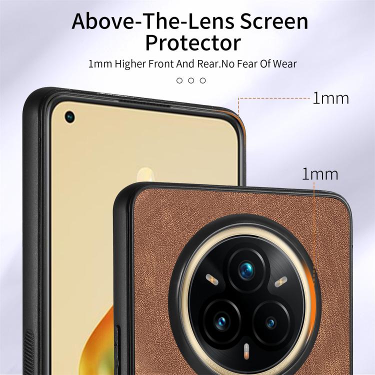 For Realme 14 Pro+ Retro Skin-feel Ring Card Wallet Phone Case