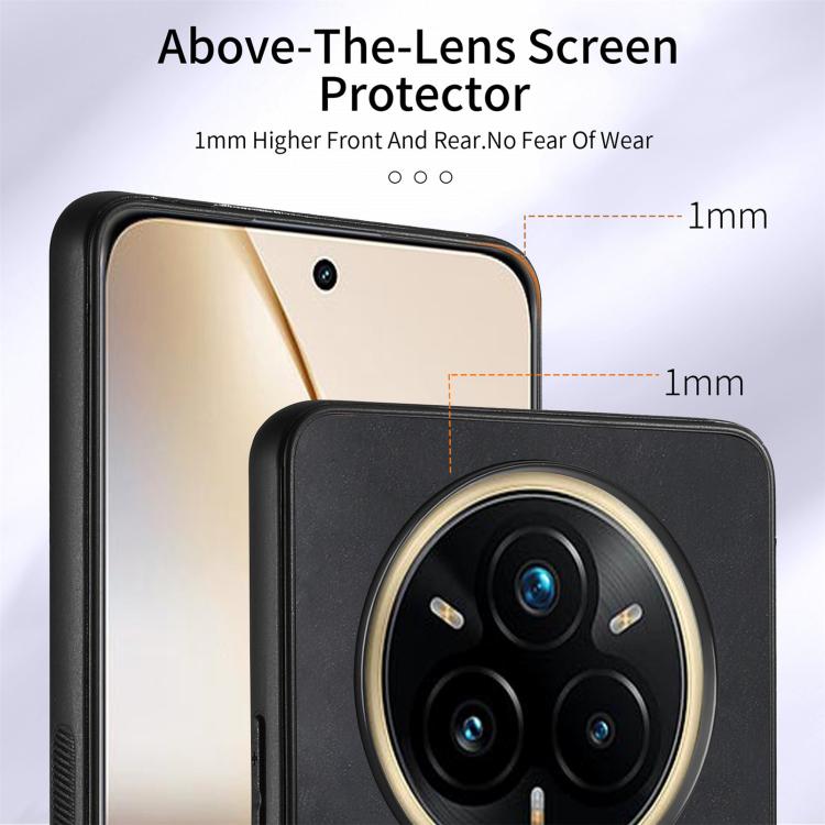 For Realme 13 Pro Retro Skin-feel Ring Card Wallet Phone Case