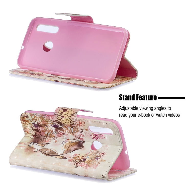 3D Colored Drawing Pattern Horizontal Flip Leather Case for Huawei Honor 10i / P Smart Plus, with Holder & Card Slots & Wallet