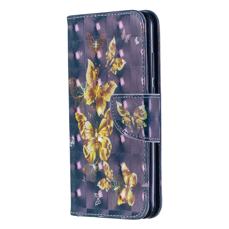 3D Colored Drawing Pattern Horizontal Flip Leather Case for Huawei Honor 10i / P Smart Plus, with Holder & Card Slots & Wallet