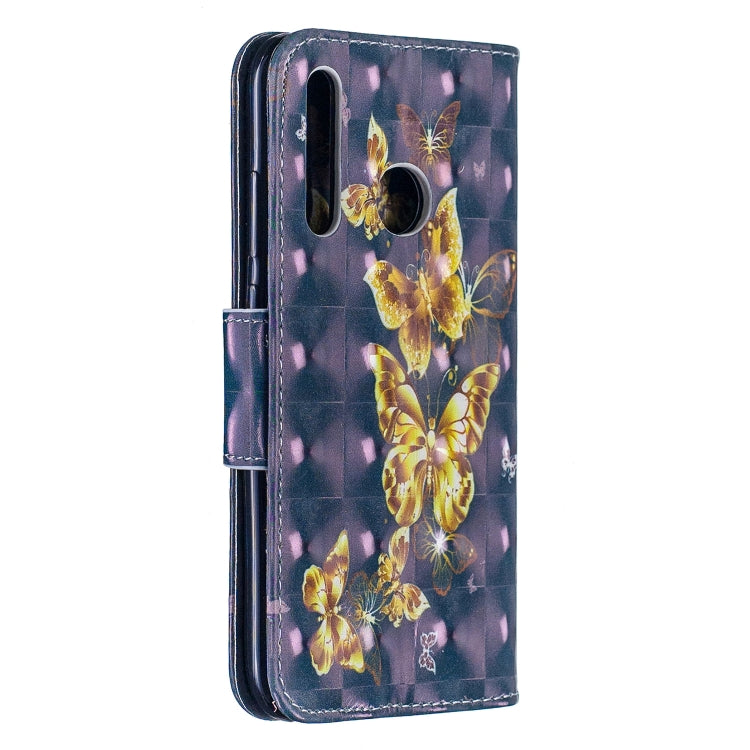 3D Colored Drawing Pattern Horizontal Flip Leather Case for Huawei Honor 10i / P Smart Plus, with Holder & Card Slots & Wallet