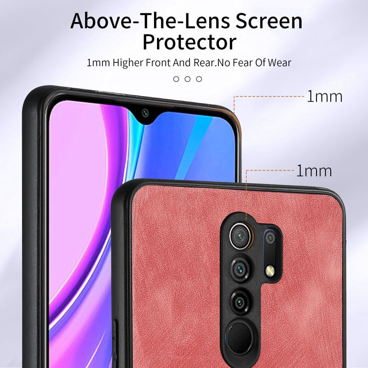 For Xiaomi Redmi 9 Retro Skin-feel Ring Card Wallet Phone Case