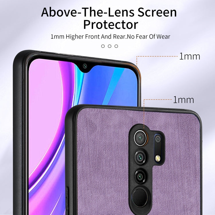 For Xiaomi Redmi 9 Retro Skin-feel Ring Card Wallet Phone Case