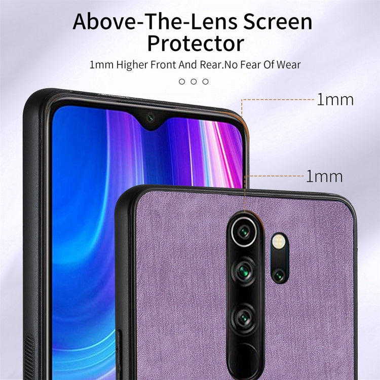 For Xiaomi Redmi Note 8 Pro Retro Skin-feel Ring Card Wallet Phone Case