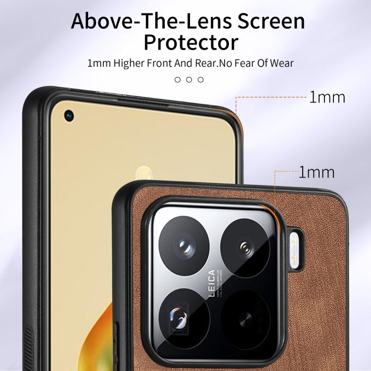 For Xiaomi 15 Retro Skin-feel Ring Card Wallet Phone Case