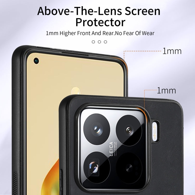 For Xiaomi 15 Pro Retro Skin-feel Ring Card Wallet Phone Case