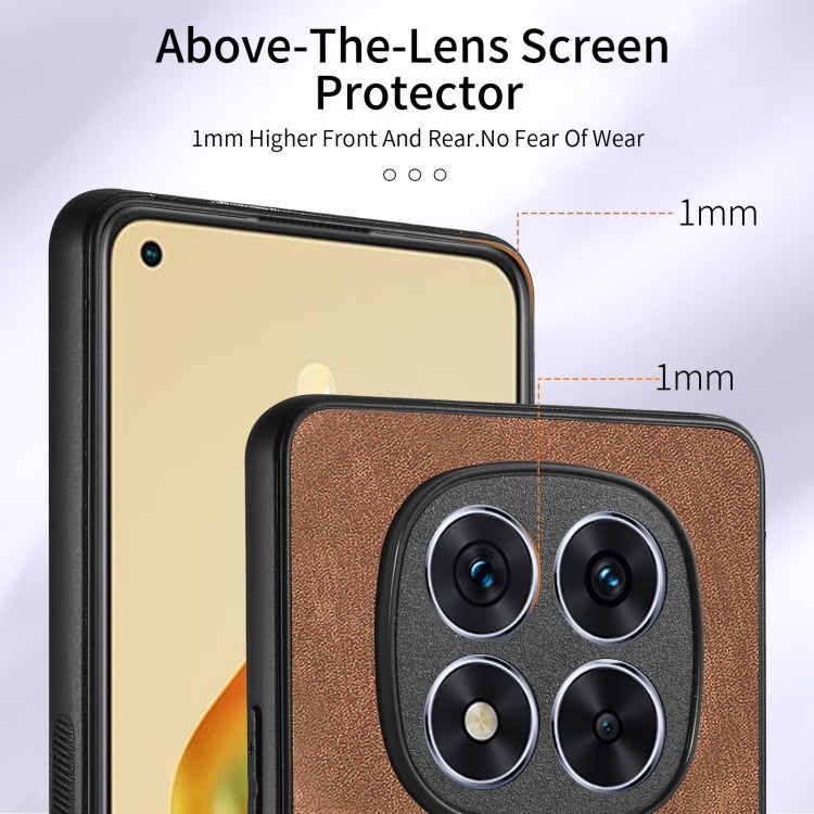 ForXiaomi Redmi Note 14 Pro+ 5G Retro Skin-feel Ring Card Wallet Phone Case