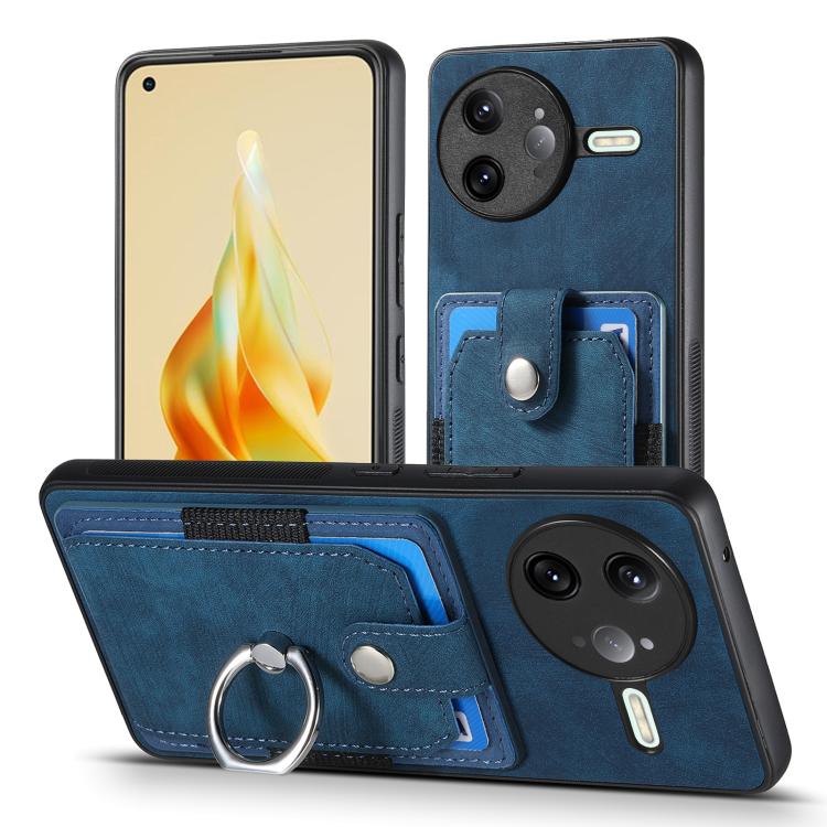 For Redmi K80 Pro / Poco F7 Ultra Retro Skin-feel Ring Card Wallet Phone Case