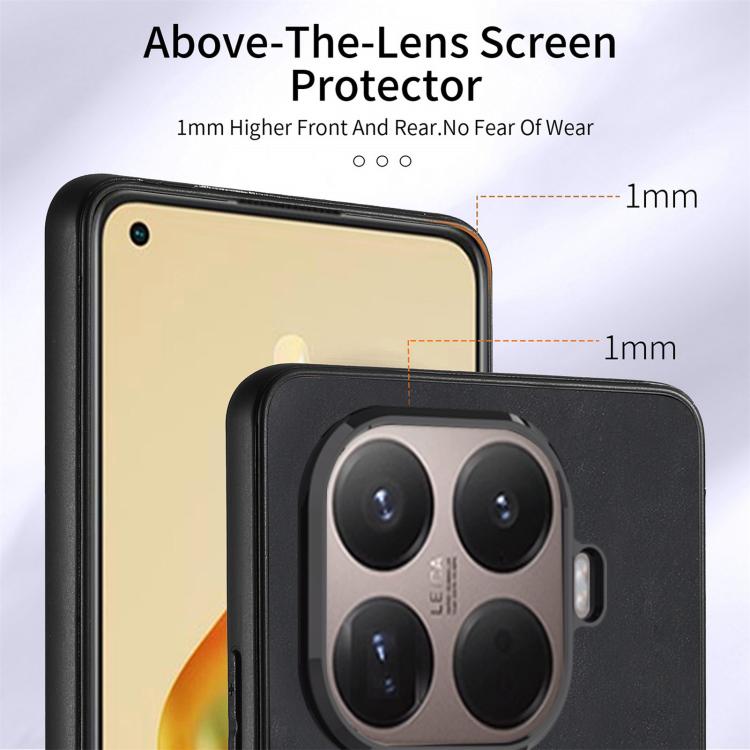 For Xiaomi 15T Pro Retro Skin-feel Ring Card Wallet Phone Case