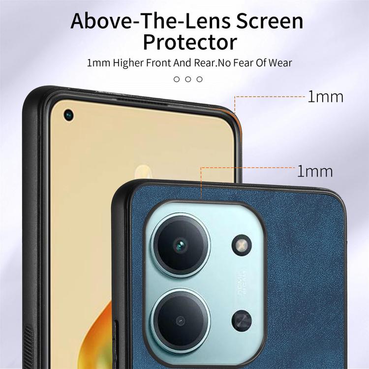 For Redmi 15C 5G / 4G Glodal 171mm Retro Skin-feel Ring Card Wallet Phone Case