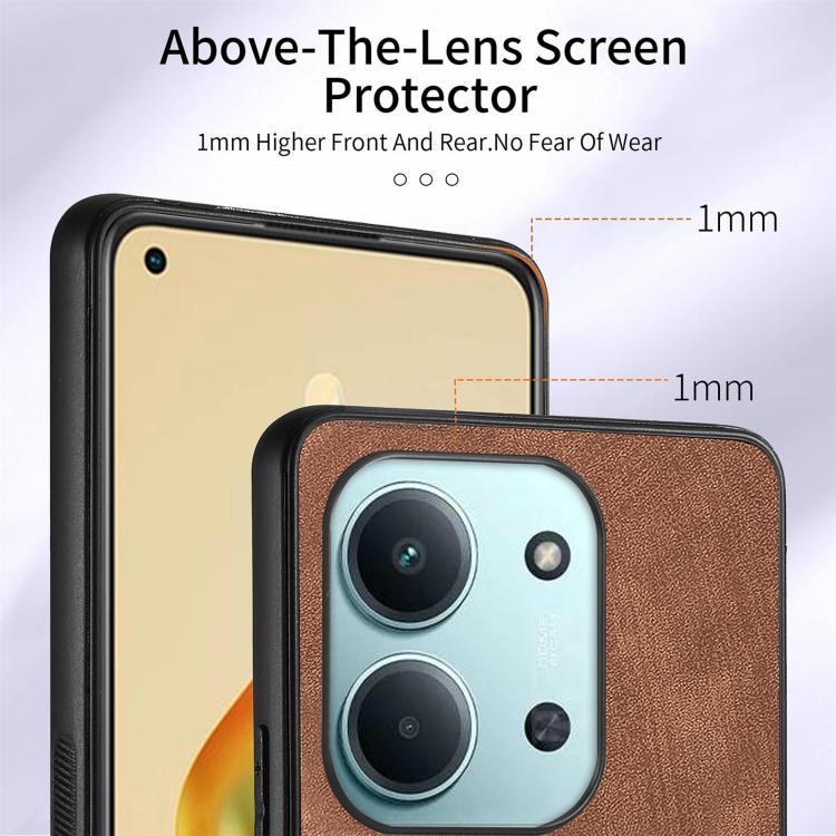 For Redmi 15C 5G / 4G Glodal 171mm Retro Skin-feel Ring Card Wallet Phone Case