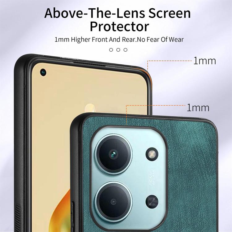 For Redmi 15C 5G / 4G Glodal 171mm Retro Skin-feel Ring Card Wallet Phone Case