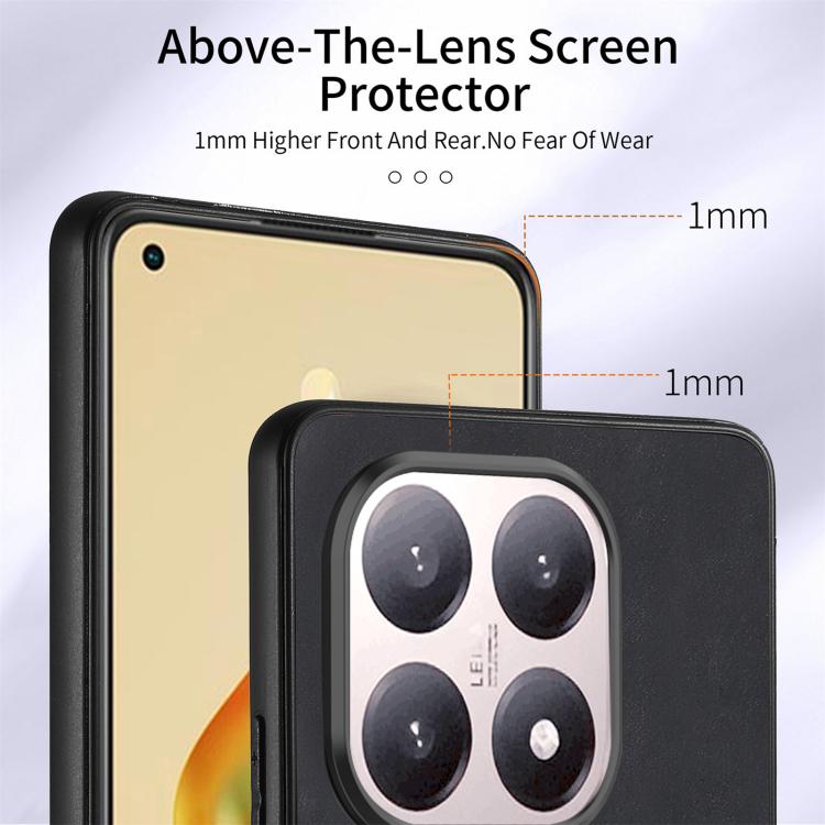 For Xiaomi 15T Retro Skin-feel Ring Card Wallet Phone Case