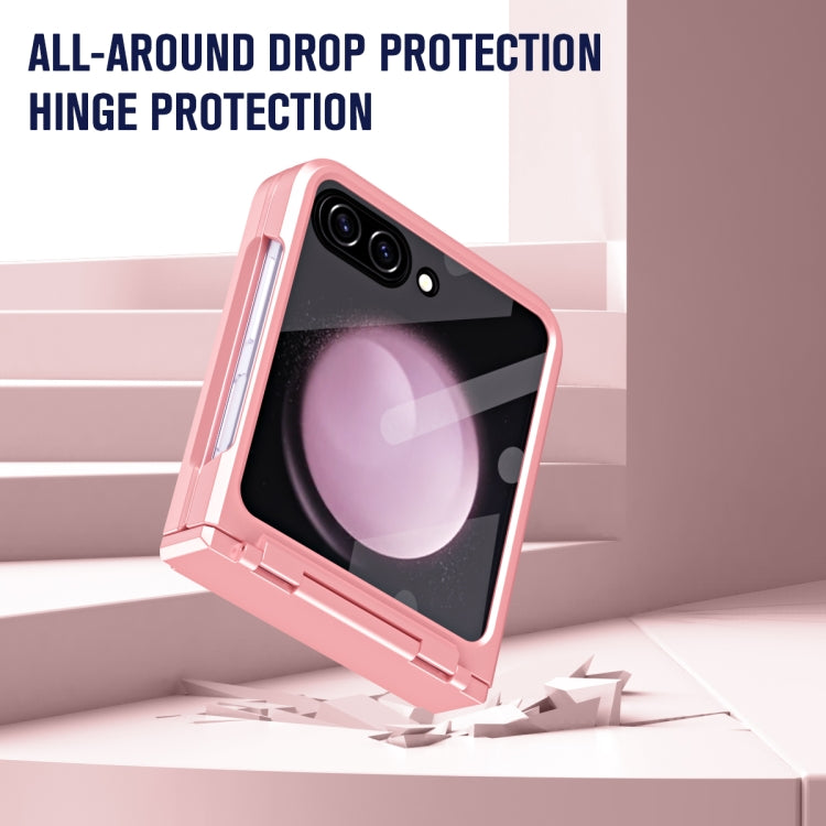 For Samsung Galaxy Z Flip7 FE / Flip6 Diamond Case-film Integral Hinge Shockproof Phone Case