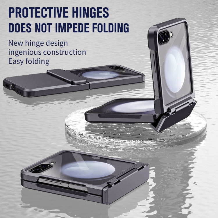 For Samsung Galaxy Z Flip7 FE / Flip6 Diamond Case-film Integral Hinge Shockproof Phone Case