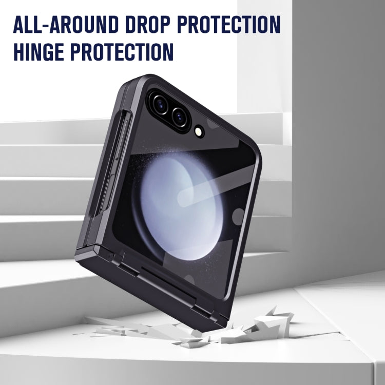 For Samsung Galaxy Z Flip7 FE / Flip6 Diamond Case-film Integral Hinge Shockproof Phone Case