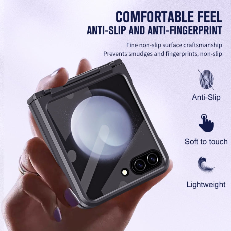 For Samsung Galaxy Z Flip7 FE / Flip6 Diamond Case-film Integral Hinge Shockproof Phone Case