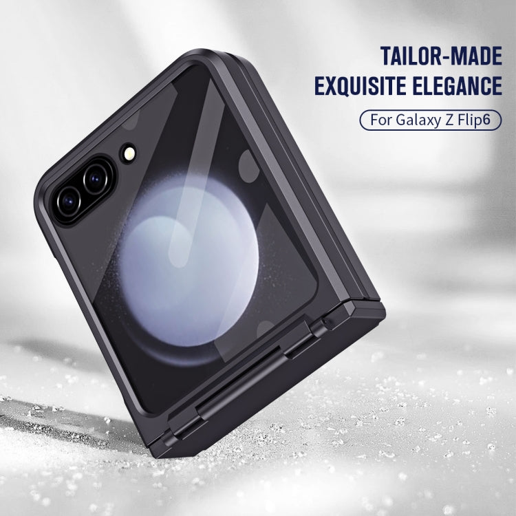For Samsung Galaxy Z Flip7 FE / Flip6 Diamond Case-film Integral Hinge Shockproof Phone Case