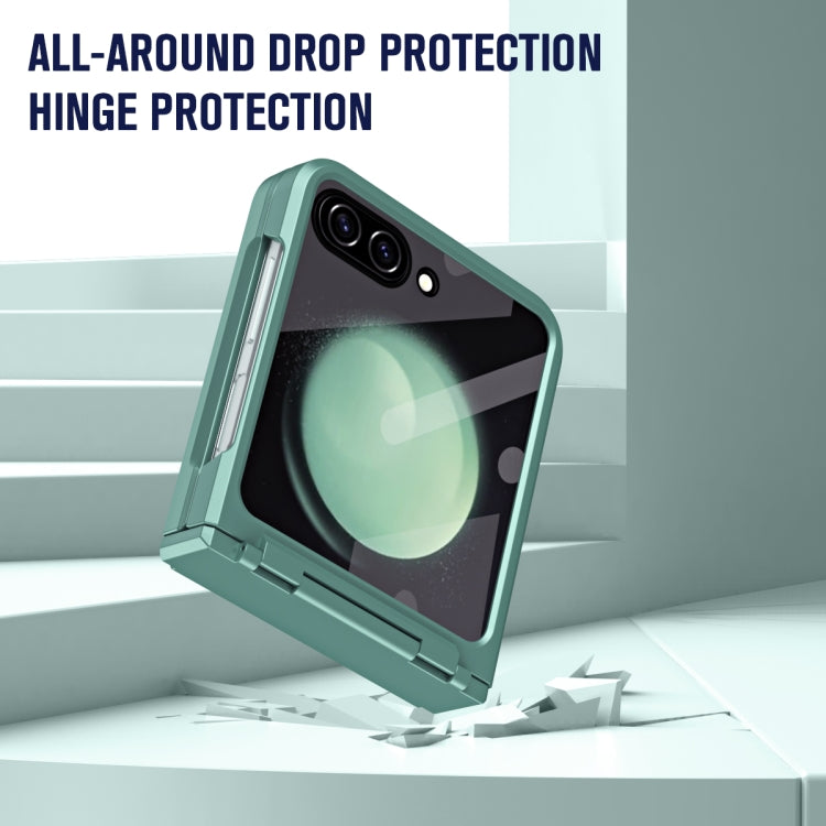 For Samsung Galaxy Z Flip7 FE / Flip6 Diamond Case-film Integral Hinge Shockproof Phone Case