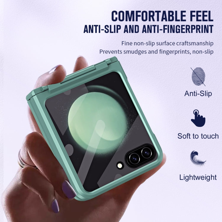 For Samsung Galaxy Z Flip7 FE / Flip6 Diamond Case-film Integral Hinge Shockproof Phone Case