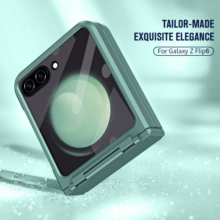 For Samsung Galaxy Z Flip7 FE / Flip6 Diamond Case-film Integral Hinge Shockproof Phone Case