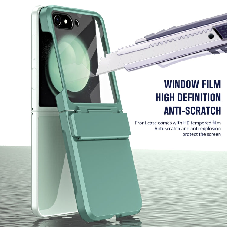 For Samsung Galaxy Z Flip7 FE / Flip6 Diamond Case-film Integral Hinge Shockproof Phone Case