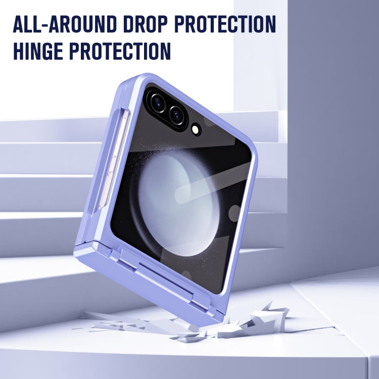 For Samsung Galaxy Z Flip7 FE / Flip6 Diamond Case-film Integral Hinge Shockproof Phone Case