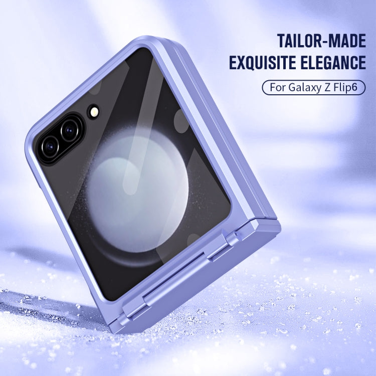 For Samsung Galaxy Z Flip7 FE / Flip6 Diamond Case-film Integral Hinge Shockproof Phone Case