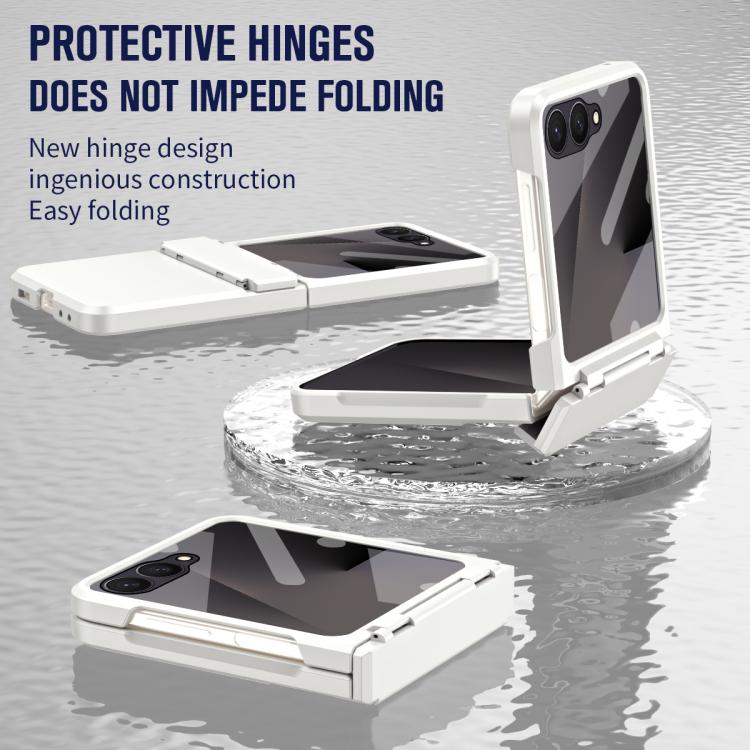 For Samsung Galaxy Z Flip7 5G Diamond Case-film Integral Hinge Shockproof Phone Case