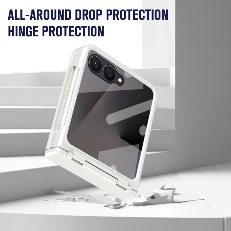 For Samsung Galaxy Z Flip7 5G Diamond Case-film Integral Hinge Shockproof Phone Case