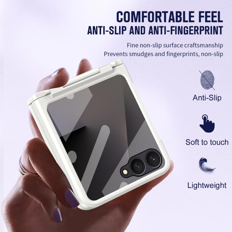 For Samsung Galaxy Z Flip7 5G Diamond Case-film Integral Hinge Shockproof Phone Case
