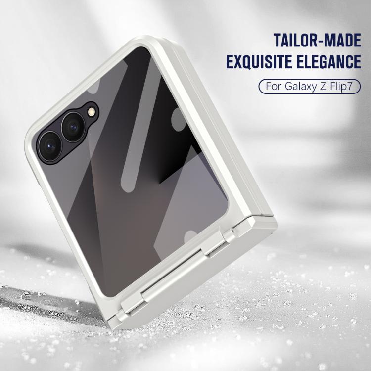 For Samsung Galaxy Z Flip7 5G Diamond Case-film Integral Hinge Shockproof Phone Case