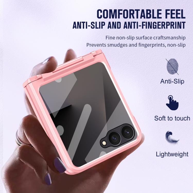 For Samsung Galaxy Z Flip7 5G Diamond Case-film Integral Hinge Shockproof Phone Case