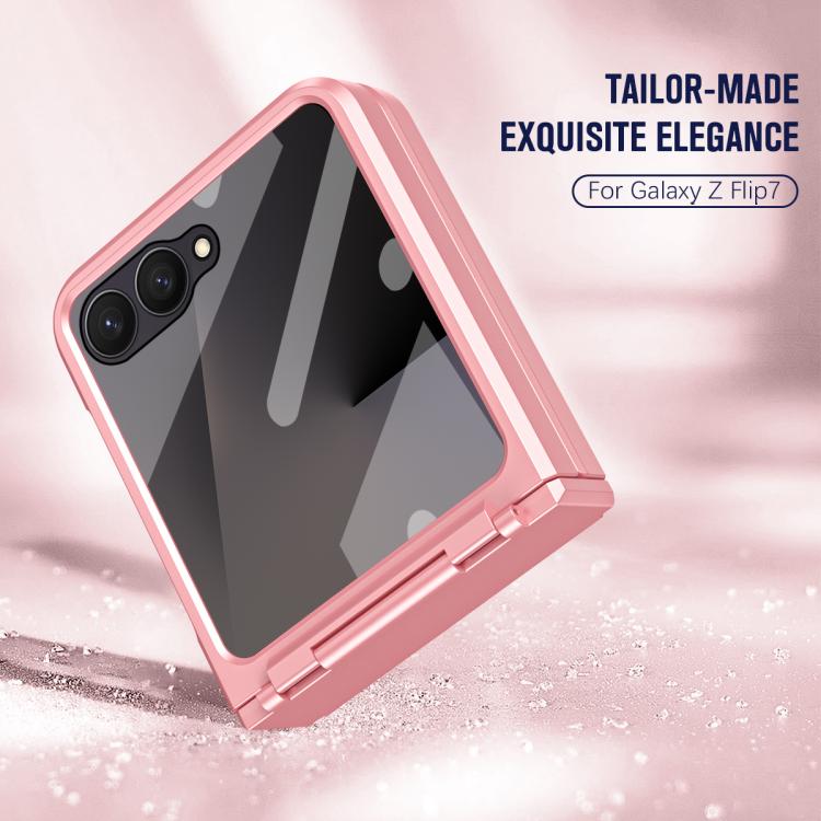 For Samsung Galaxy Z Flip7 5G Diamond Case-film Integral Hinge Shockproof Phone Case