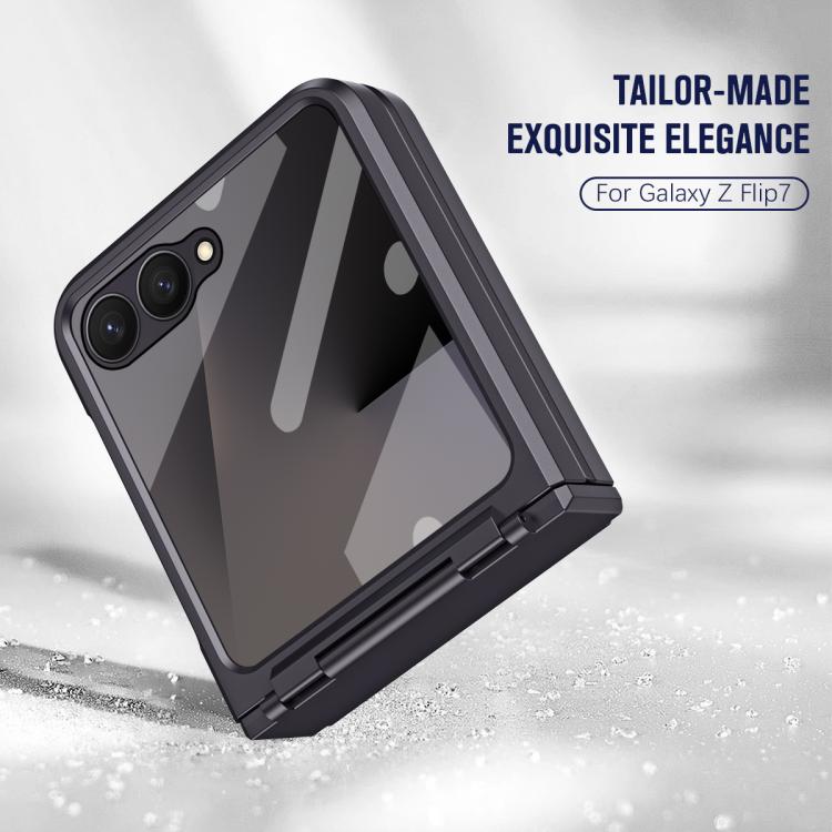 For Samsung Galaxy Z Flip7 5G Diamond Case-film Integral Hinge Shockproof Phone Case
