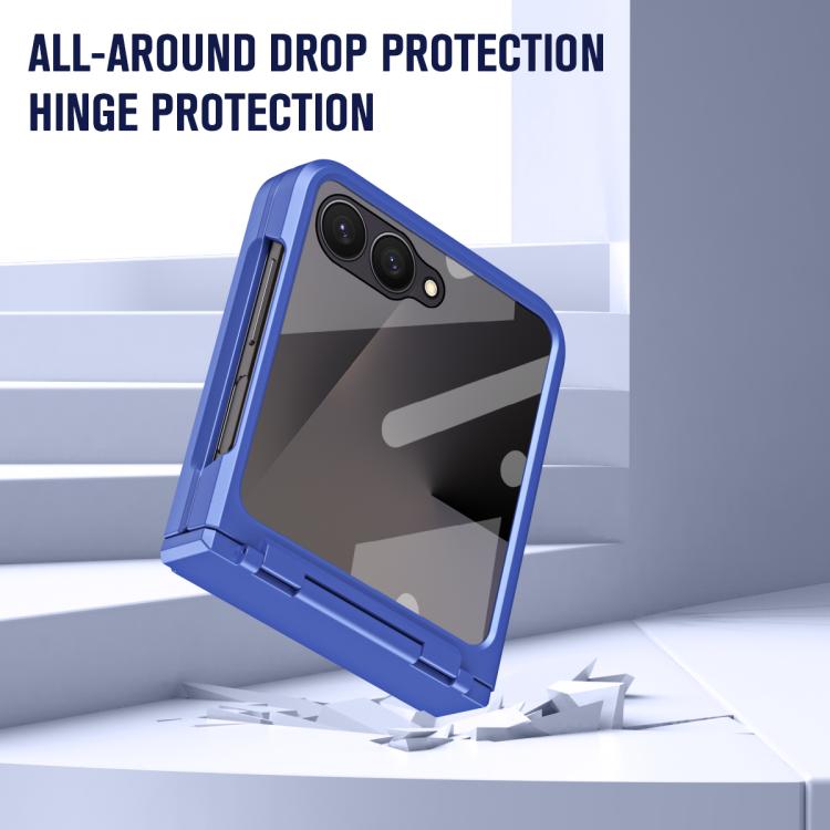 For Samsung Galaxy Z Flip7 5G Diamond Case-film Integral Hinge Shockproof Phone Case