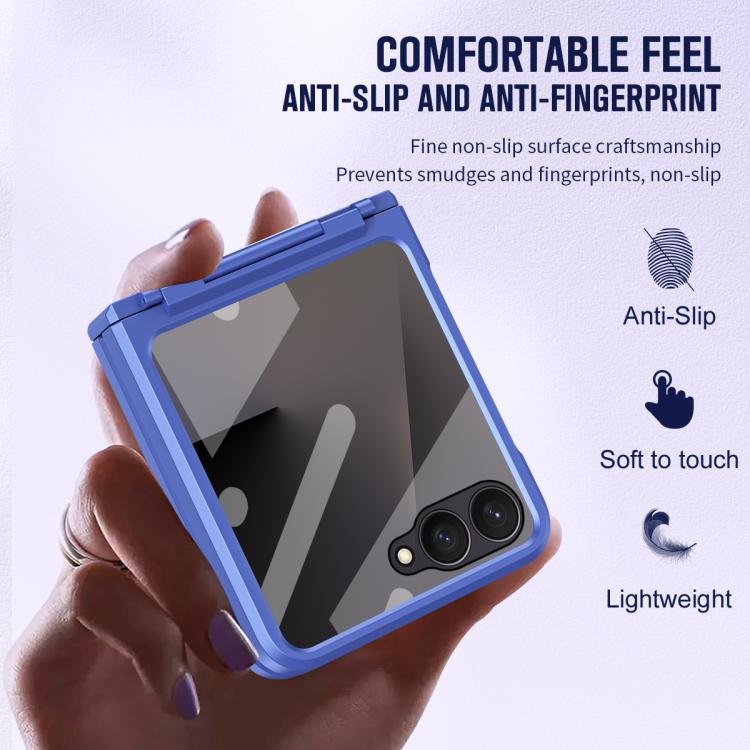 For Samsung Galaxy Z Flip7 5G Diamond Case-film Integral Hinge Shockproof Phone Case