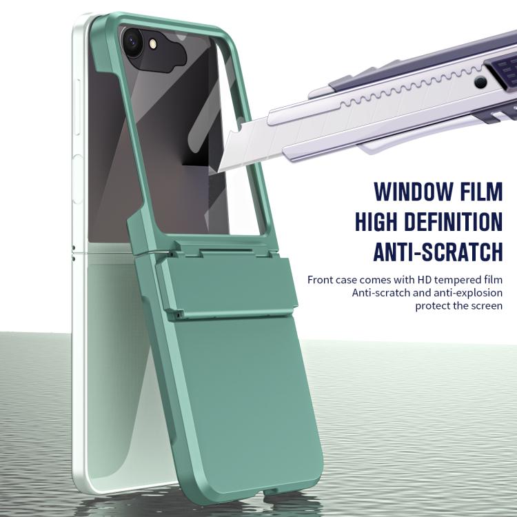 For Samsung Galaxy Z Flip7 5G Diamond Case-film Integral Hinge Shockproof Phone Case
