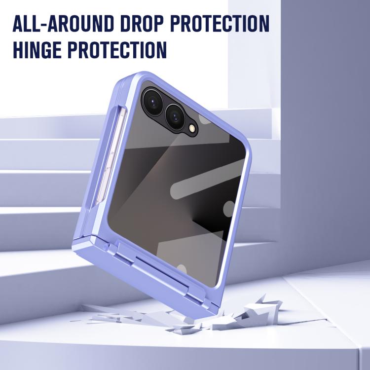 For Samsung Galaxy Z Flip7 5G Diamond Case-film Integral Hinge Shockproof Phone Case