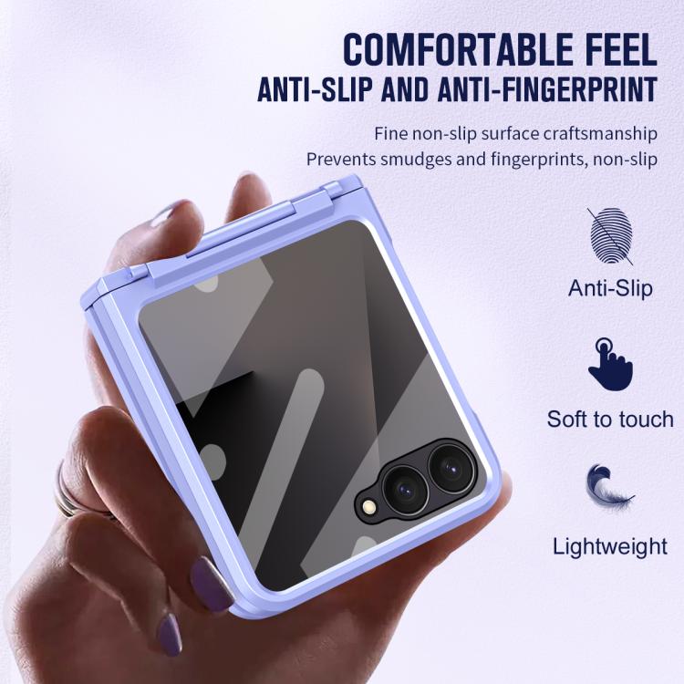 For Samsung Galaxy Z Flip7 5G Diamond Case-film Integral Hinge Shockproof Phone Case