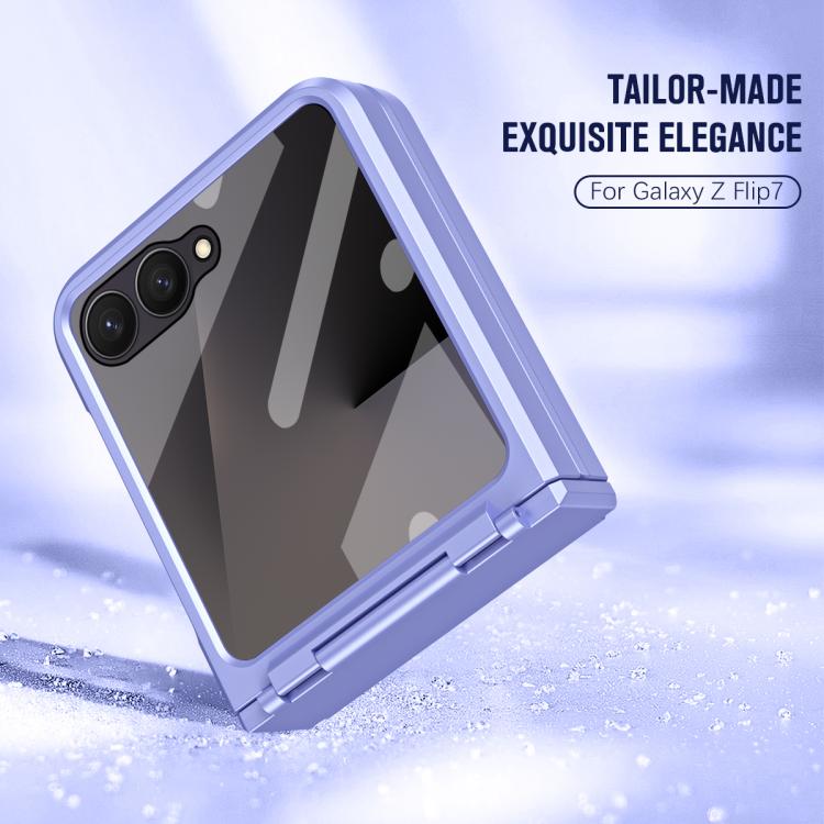For Samsung Galaxy Z Flip7 5G Diamond Case-film Integral Hinge Shockproof Phone Case