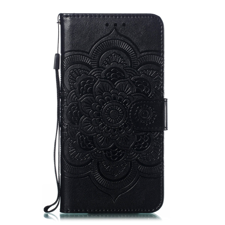 Mandala Embossing Pattern Horizontal Flip Leather Case for Galaxy A60, with Holder & Card Slots & Wallet & Photo Frame &  Lanyard