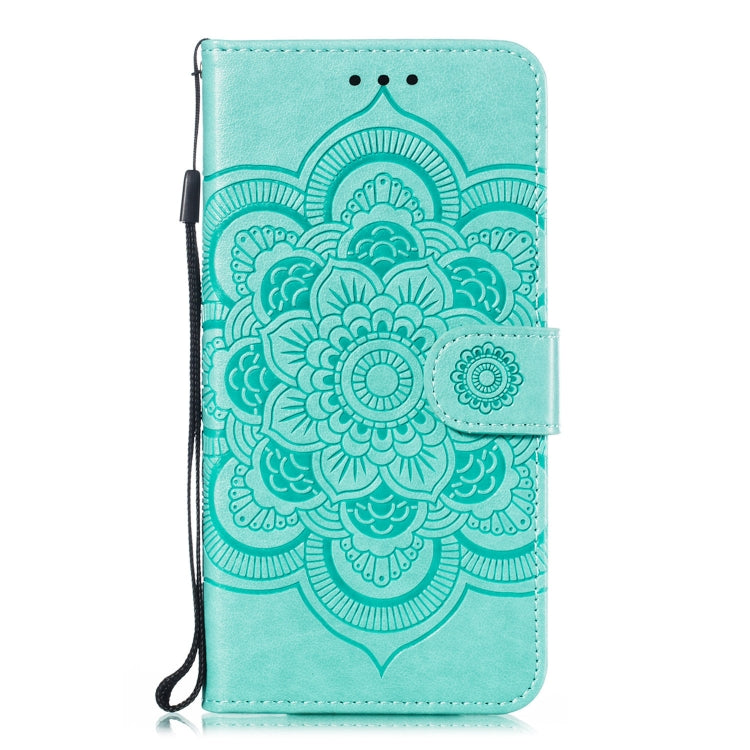 Mandala Embossing Pattern Horizontal Flip Leather Case for Galaxy A60, with Holder & Card Slots & Wallet & Photo Frame &  Lanyard