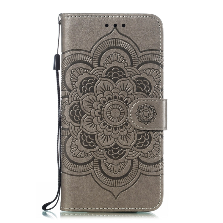 Mandala Embossing Pattern Horizontal Flip Leather Case for Galaxy A60, with Holder & Card Slots & Wallet & Photo Frame &  Lanyard